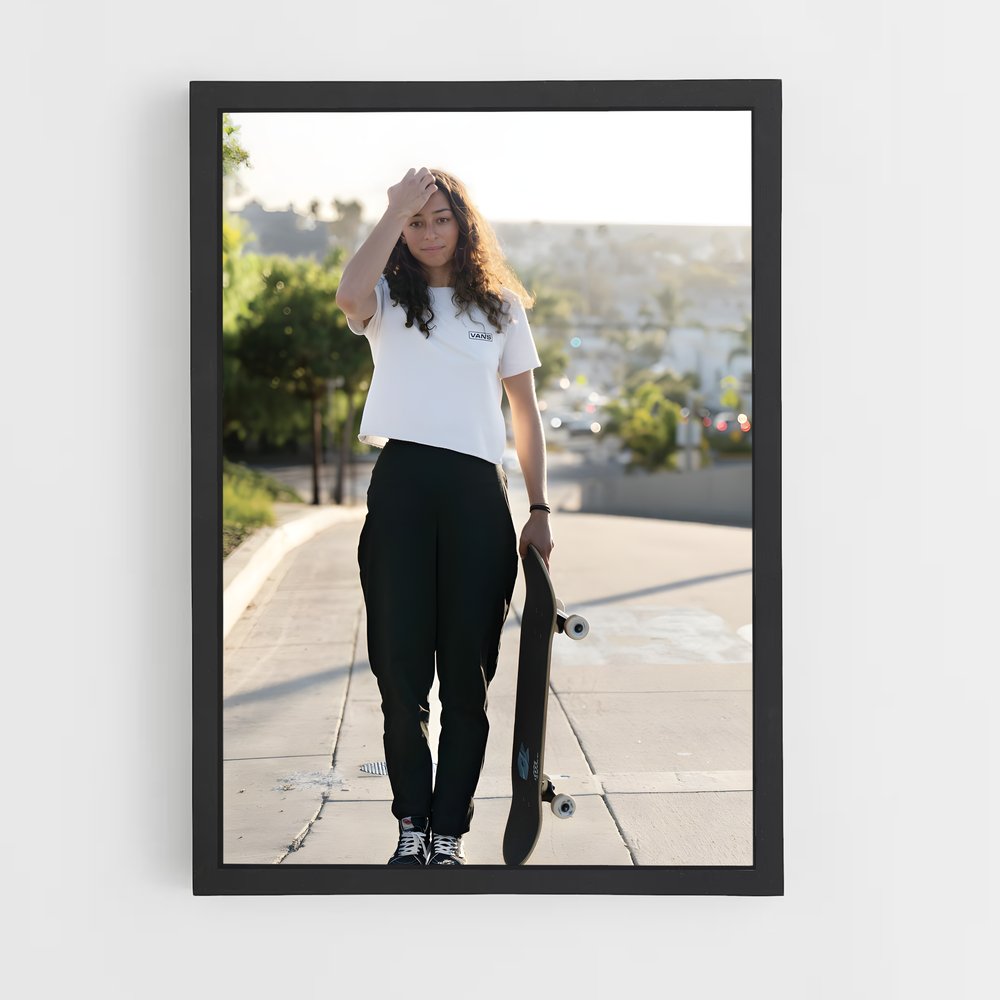 Poster Ride with Lizzie – affiche Skateboard (vue 2)
